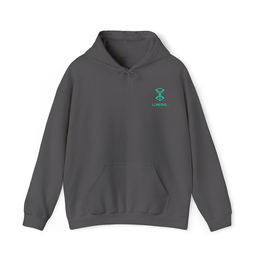 Loading Turquoise Logo "Classics" Collection Hoodie in Charcoal