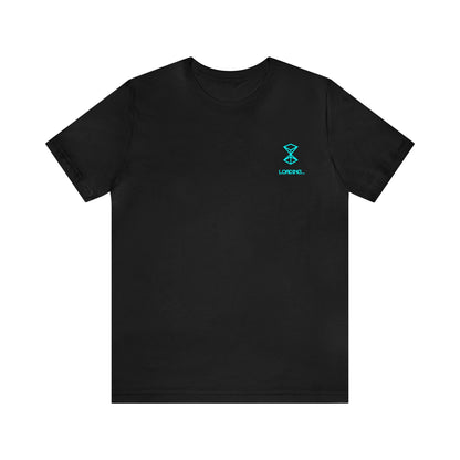 Futuristic Cityscape "Noir" Collection Tee in Black