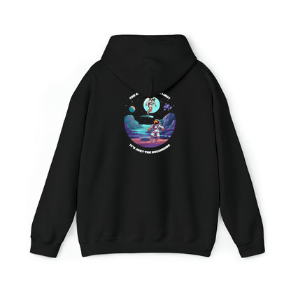 Astronaut Graphic Logo "Classics" Collection Hoodie in Black