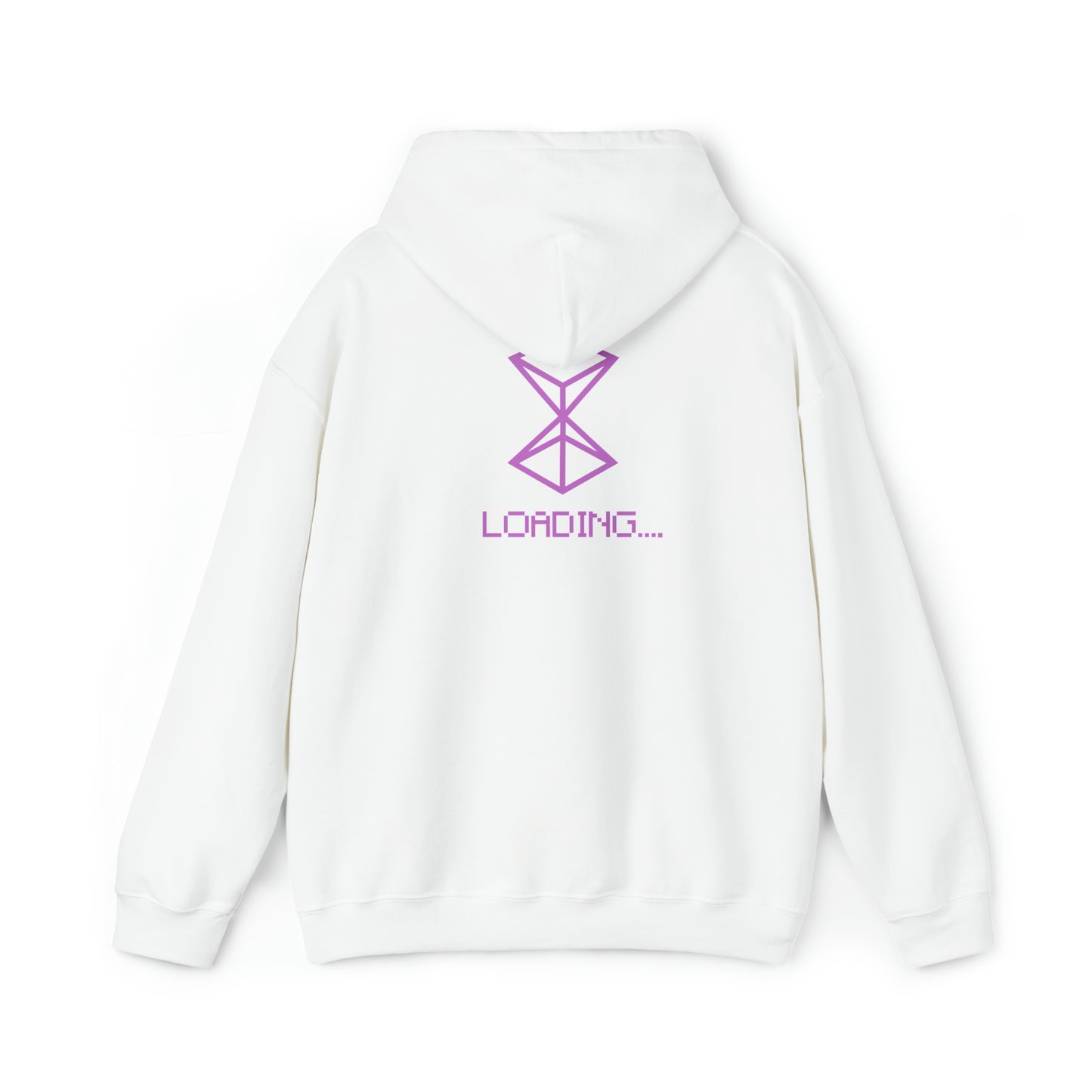 Loading Pink Logo "Classics" Collection Hoodie in White