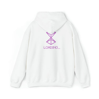 Loading Pink Logo "Classics" Collection Hoodie in White