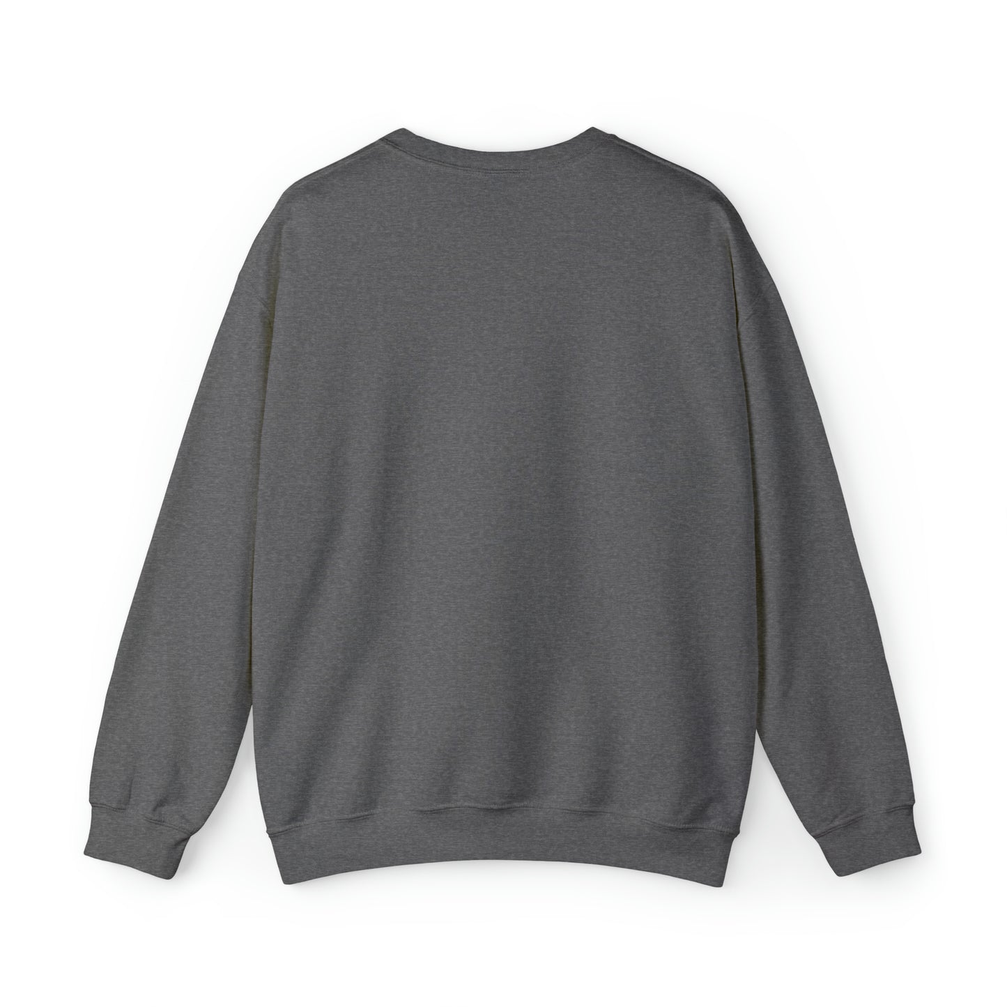 Mismatched Letters II "Classics" Collection Crewneck Sweatshirt in Graphite Heather