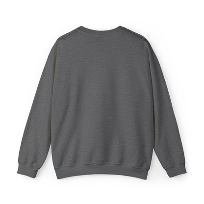 Mismatched Letters II "Classics" Collection Crewneck Sweatshirt in Graphite Heather