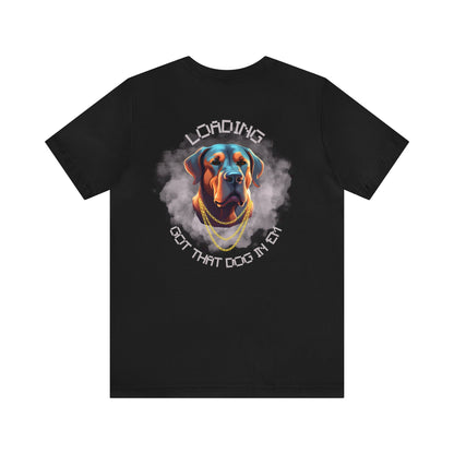 Alpha Dog "Noir" Collection Tee in Black