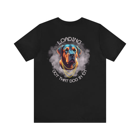 Alpha Dog "Noir" Collection Tee in Black