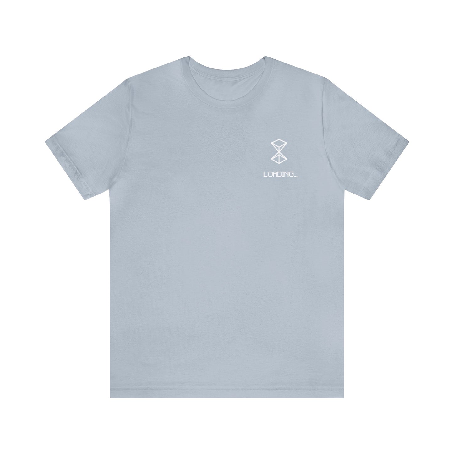 Loading White Logo "Classics" Collection Tee in Light Blue