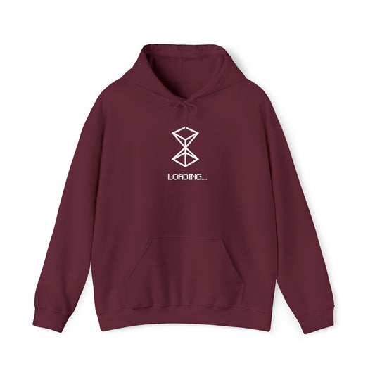 Astronaut Graphic Logo "Classics" Collection Hoodie in Maroon