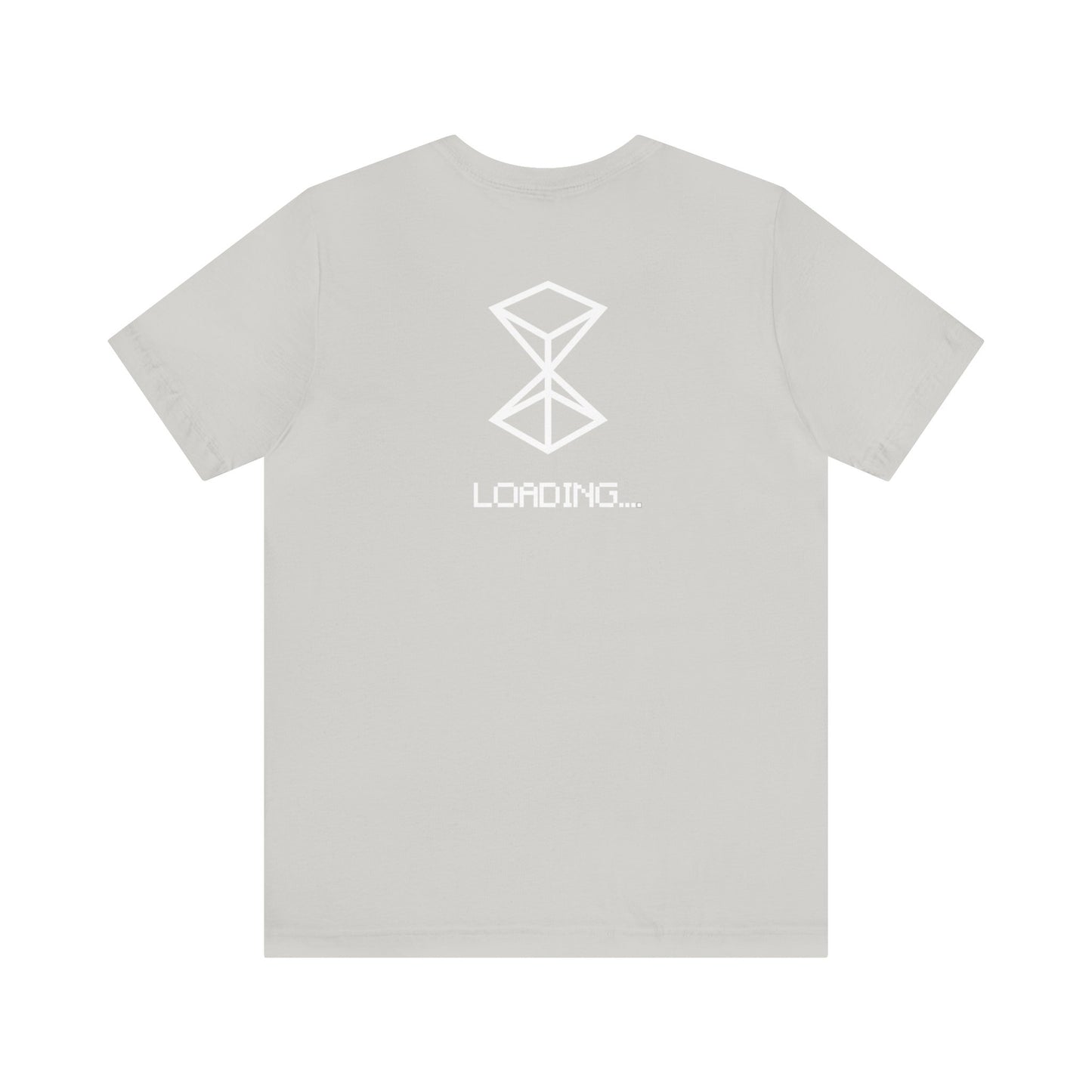 Loading White Logo "Classics" Collection Tee in Silver