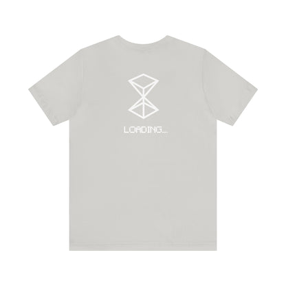 Loading White Logo "Classics" Collection Tee in Silver