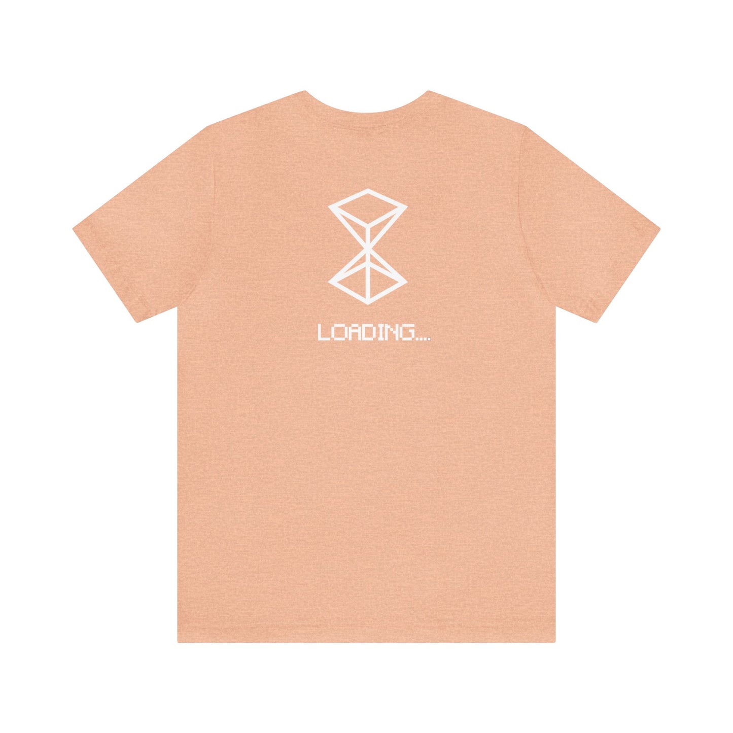 Loading White Logo "Classics" Collection Tee in Heather Peach