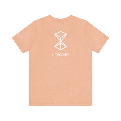 Loading White Logo "Classics" Collection Tee in Heather Peach