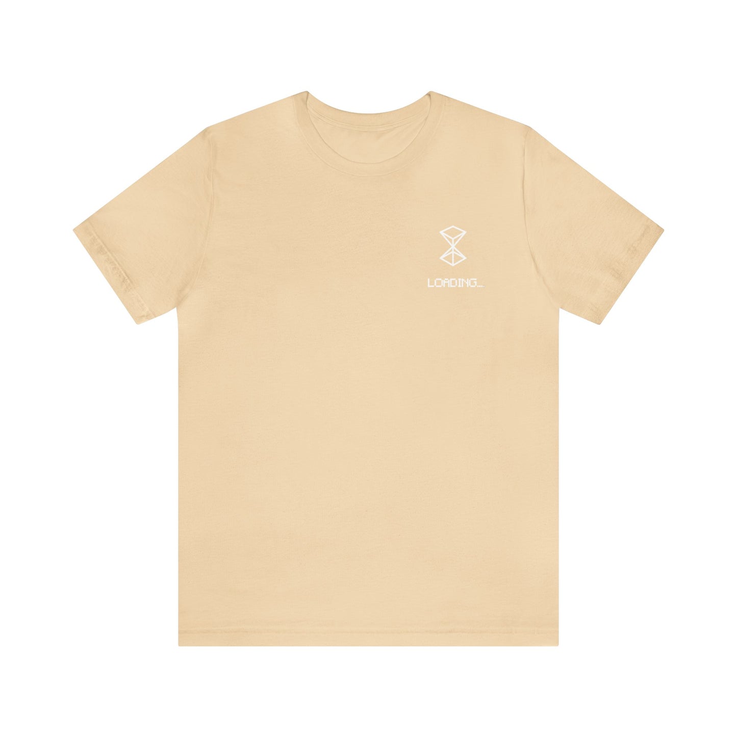 Loading White Logo "Classics" Collection Tee in Soft Cream