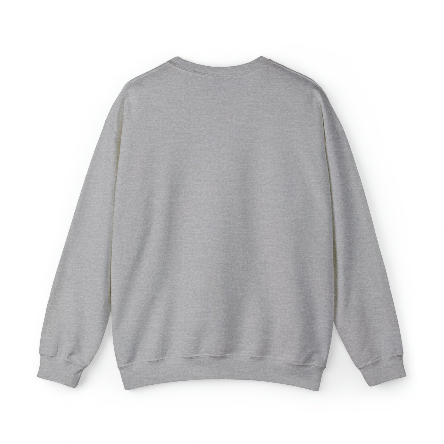 Mismatched Letters II "Classics" Collection Crewneck Sweatshirt in Grey