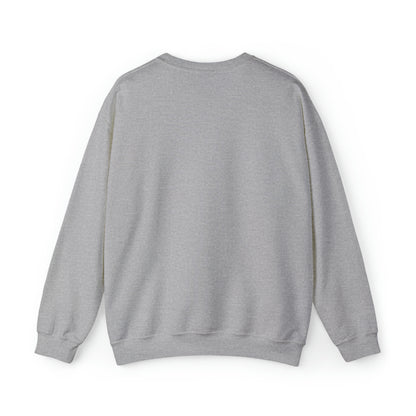 Mismatched Letters II "Classics" Collection Crewneck Sweatshirt in Grey