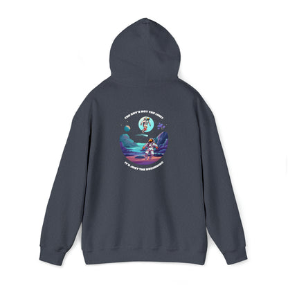 Astronaut Graphic Logo "Classics" Collection Hoodie in Heather Navy