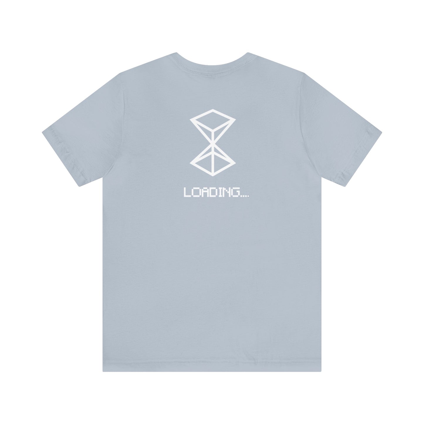 Loading White Logo "Classics" Collection Tee in Light Blue