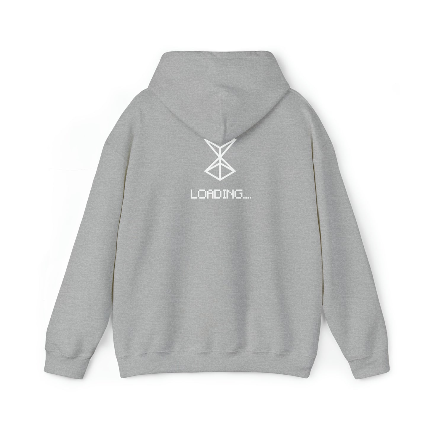 Loading White Logo "Classics" Collection Hoodie in Grey